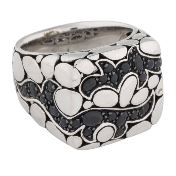 JOHN HARDY SAPPHIRE STERLING SILVER 925DAYAK RING
